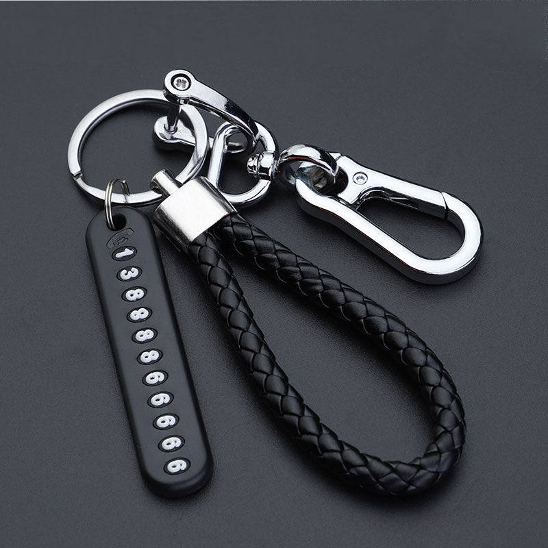 Custom Number Anti-Lost Keychain Tag by HitMyNeed