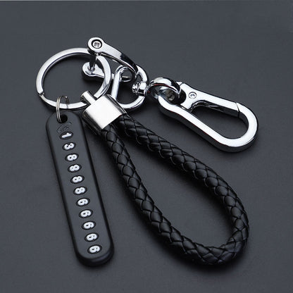 Custom Number Anti-Lost Keychain Tag by HitMyNeed