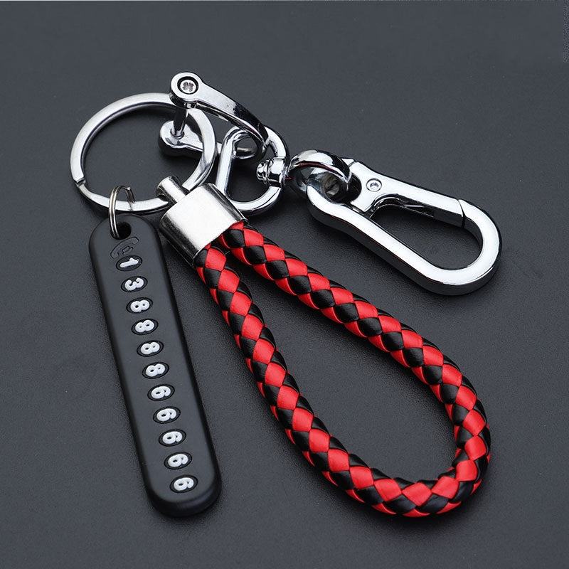 Custom Number Anti-Lost Keychain Tag style-3 by HitMyNeed
