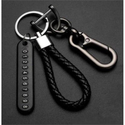Custom Number Anti-Lost Keychain Tag style-4 by HitMyNeed