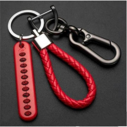 Custom Number Anti-Lost Keychain Tag style-5 by HitMyNeed