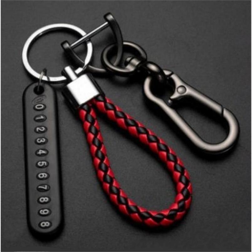 Custom Number Anti-Lost Keychain Tag style-6 by HitMyNeed
