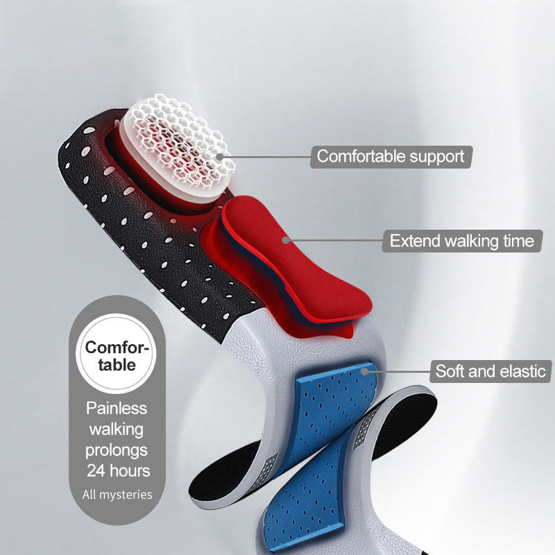 Cut-to-Fit Silicone Sport Insoles with Arch Support eu35-39 by HitMyNeed