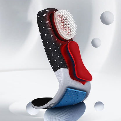 Cut-to-Fit Silicone Sport Insoles with Arch Support eu40-45 by HitMyNeed