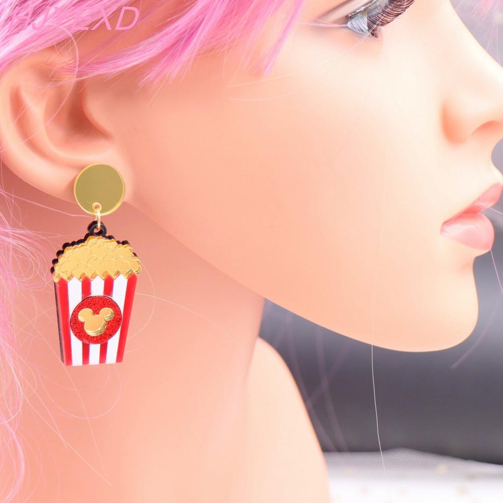Cute Acrylic Popcorn Stud Earrings by HitMyNeed