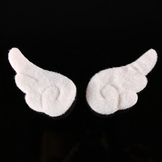 Cute Angel Wings Plush Hair Clips for Girls (1 Pair) by HitMyNeed