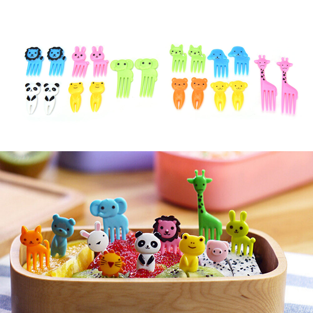 Cute Animal Bento Food Picks Set of 10 by HitMyNeed