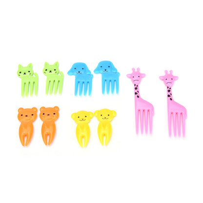 Cute Animal Bento Food Picks Set of 10 by HitMyNeed