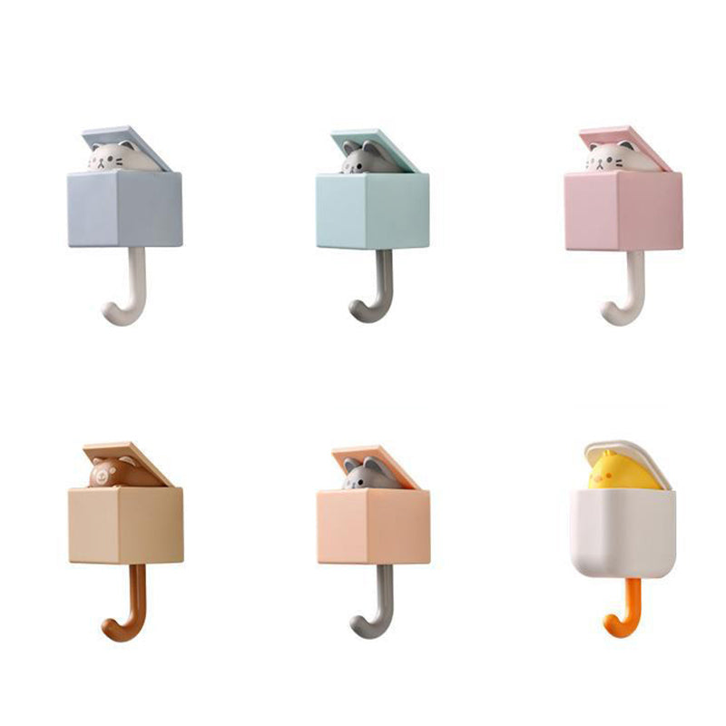 Cute Animal Wall Key Holder with Hidden Hook by HitMyNeed