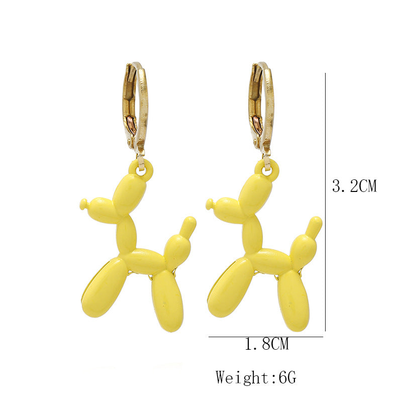 Cute Balloon Dog Earrings for Women and Girls by HitMyNeed