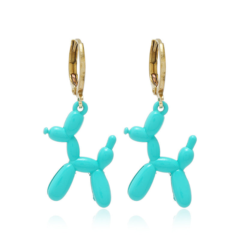 Cute Balloon Dog Earrings for Women and Girls the-light-blue by HitMyNeed