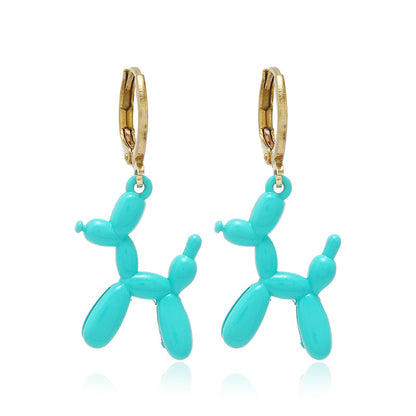 Cute Balloon Dog Earrings for Women and Girls the-light-blue by HitMyNeed