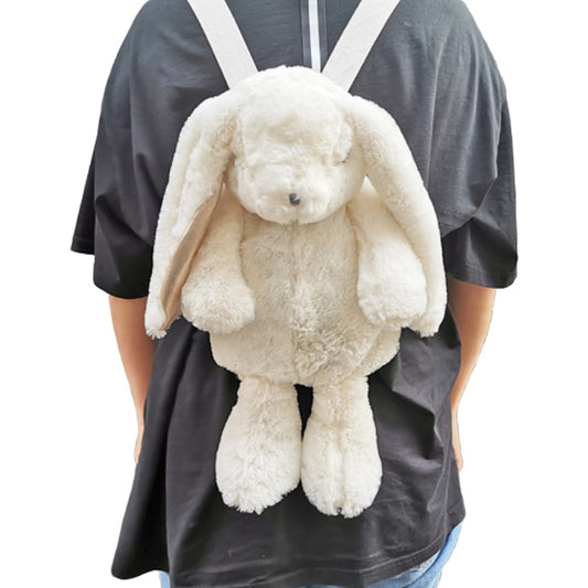 Cute Bunny Plush Backpack with Adjustable Straps 40cm by HitMyNeed
