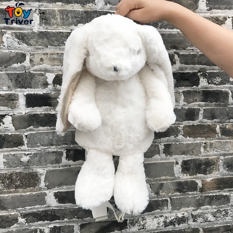 Cute Bunny Plush Backpack with Adjustable Straps 40cm by HitMyNeed