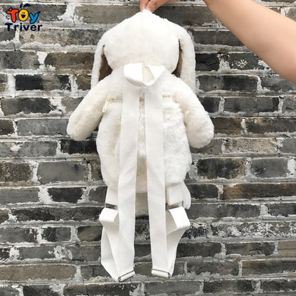 Cute Bunny Plush Backpack with Adjustable Straps 40cm by HitMyNeed