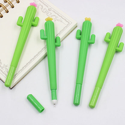 Cute Cactus Gel Ink Pens Set (20 Pieces, 0.5 mm) by HitMyNeed