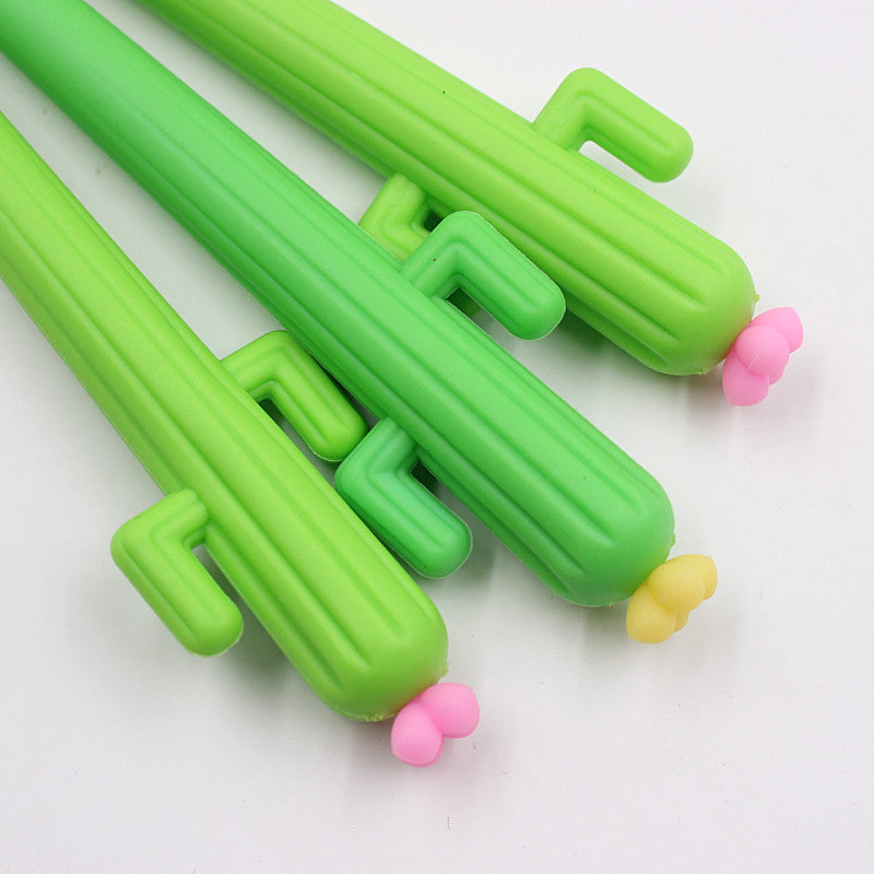 Cute Cactus Gel Ink Pens Set (20 Pieces, 0.5 mm) by HitMyNeed