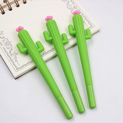 Cute Cactus Gel Ink Pens Set (20 Pieces, 0.5 mm) by HitMyNeed