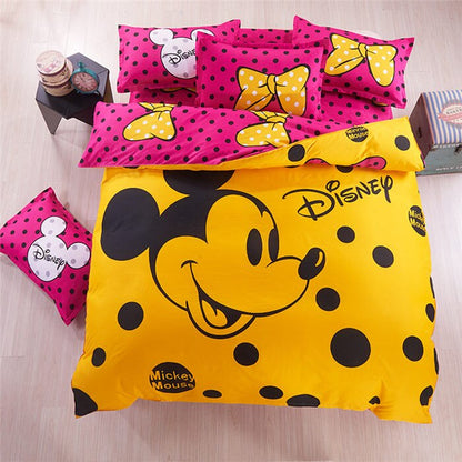 Cute Cartoon Bed Set for Kids and Teens 3 single-3pieces by HitMyNeed