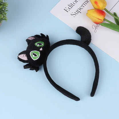 Cute Cartoon Cat Headband Hair Accessory black by HitMyNeed