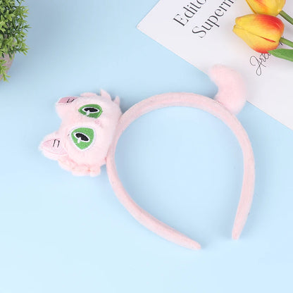 Cute Cartoon Cat Headband Hair Accessory pink by HitMyNeed