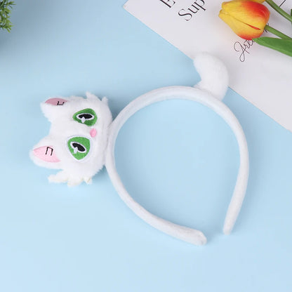 Cute Cartoon Cat Headband Hair Accessory white by HitMyNeed