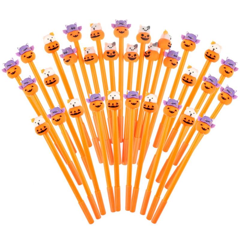 Cute Cartoon Pumpkin Halloween Gel Pens (20 Pack) by HitMyNeed