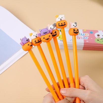 Cute Cartoon Pumpkin Halloween Gel Pens (20 Pack) by HitMyNeed
