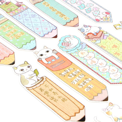 Cute Cat Bookmarks Set of 30 by HitMyNeed