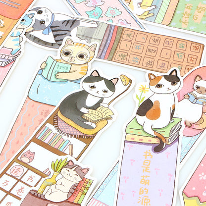 Cute Cat Bookmarks Set of 30 by HitMyNeed