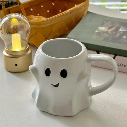 Cute Ceramic Ghost Mug 320ml by HitMyNeed
