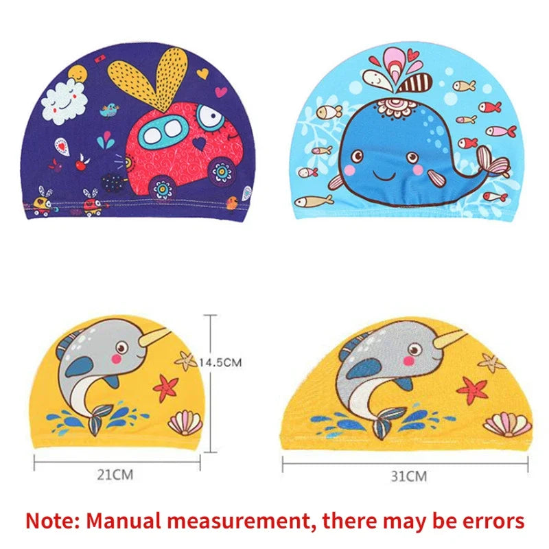 Cute Children's Swimming Cap for Pool & Beach by HitMyNeed