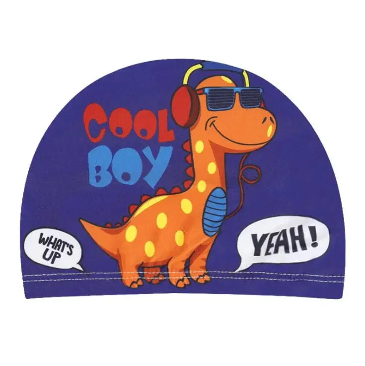 Cute Children's Swimming Cap for Pool & Beach style-1 by HitMyNeed