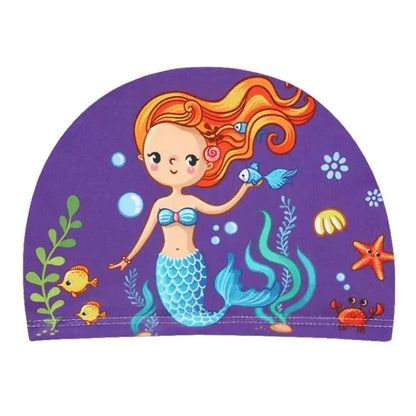 Cute Children's Swimming Cap for Pool & Beach style-10 by HitMyNeed