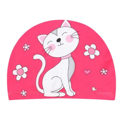Cute Children's Swimming Cap for Pool & Beach style-12 by HitMyNeed