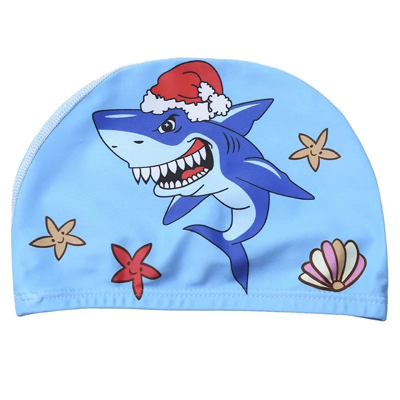 Cute Children's Swimming Cap for Pool & Beach style-14 by HitMyNeed
