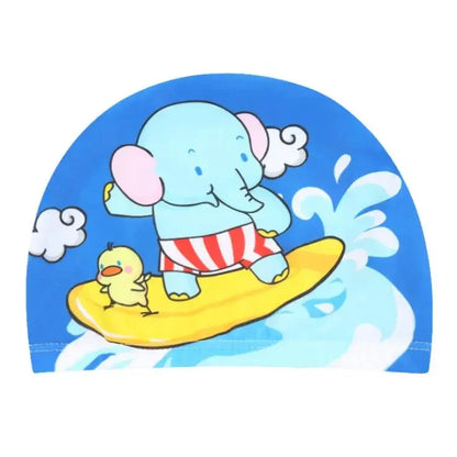 Cute Children's Swimming Cap for Pool & Beach style-4 by HitMyNeed