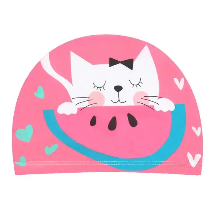 Cute Children's Swimming Cap for Pool & Beach style-5 by HitMyNeed