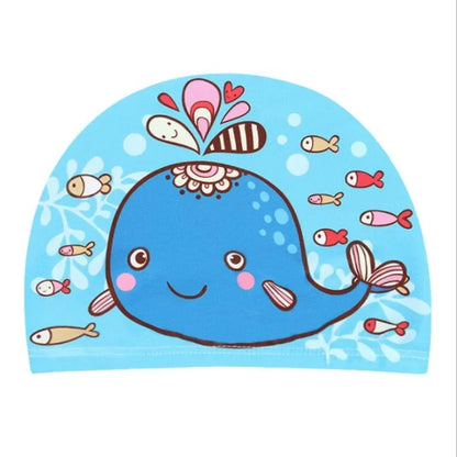 Cute Children's Swimming Cap for Pool & Beach style-6 by HitMyNeed
