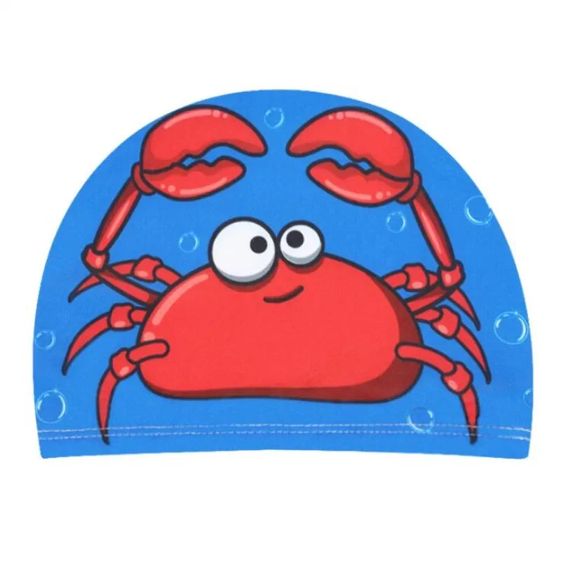 Cute Children's Swimming Cap for Pool & Beach style-7 by HitMyNeed