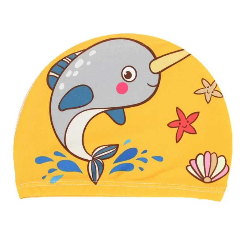 Cute Children's Swimming Cap for Pool & Beach style-9 by HitMyNeed