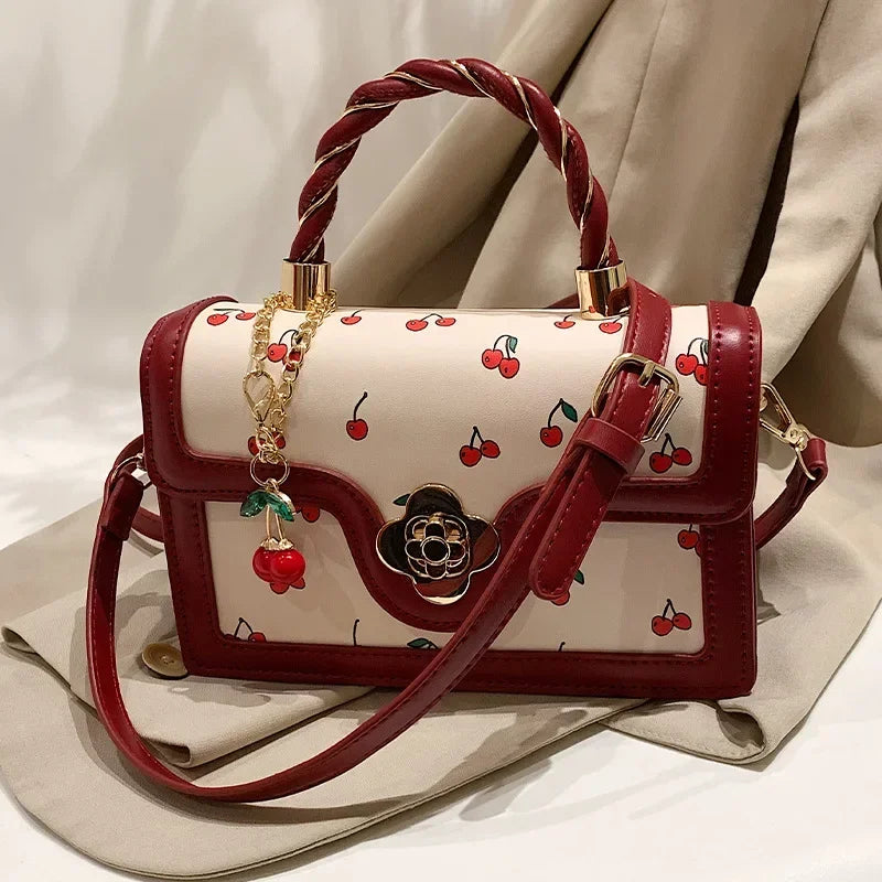 Cute Crossbody Cherry Bag for Everyday Essentials by HitMyNeed