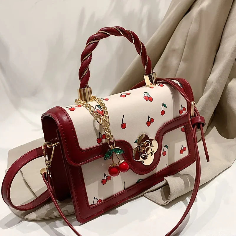 Cute Crossbody Cherry Bag for Everyday Essentials by HitMyNeed