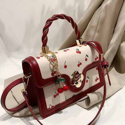 Cute Crossbody Cherry Bag for Everyday Essentials by HitMyNeed