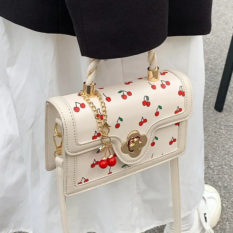 Cute Crossbody Cherry Bag for Everyday Essentials by HitMyNeed