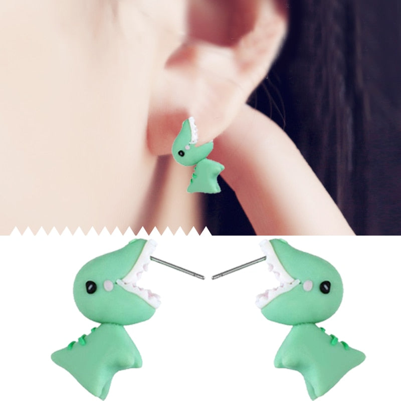 Cute Dino Bite Earrings for Everyday Wear by HitMyNeed
