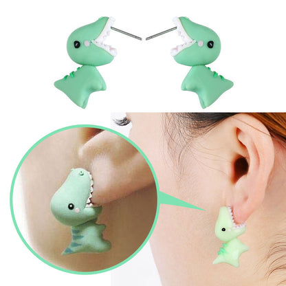 Cute Dino Bite Earrings for Everyday Wear by HitMyNeed