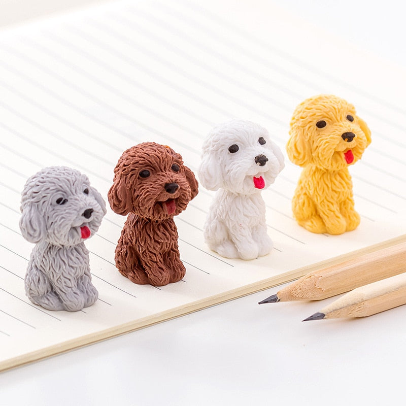 Cute Dog Eraser for School and Office by HitMyNeed