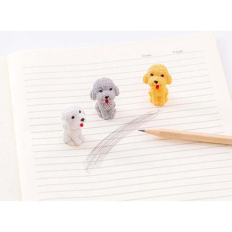 Cute Dog Eraser for School and Office by HitMyNeed
