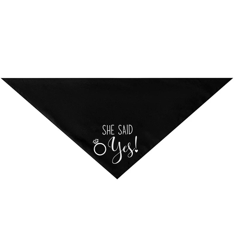 Cute Dog Wedding Bandana for Engagement & Photos by HitMyNeed